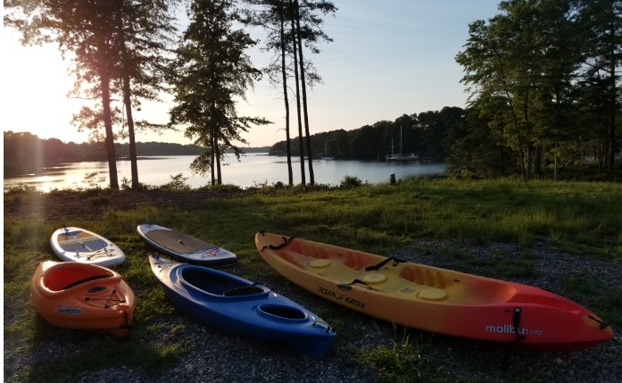 Kayaking in Chesapeake Bay